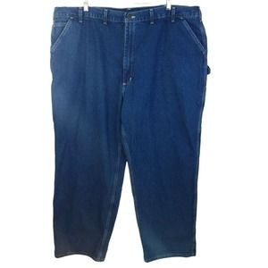 Carhartt Carpenter Jeans Mens 50x30 Loose Original Fit Deepstone Blue B13-DST